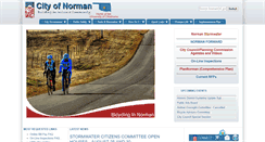 Desktop Screenshot of normanok.gov